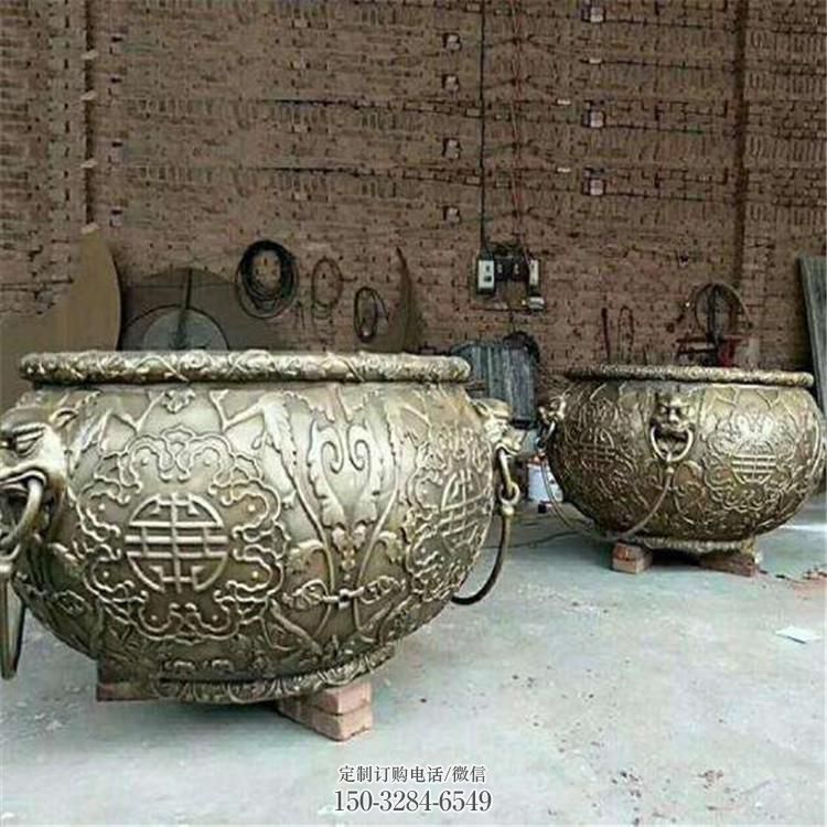 青铜铸造缸雕塑 青铜铸造缸雕塑